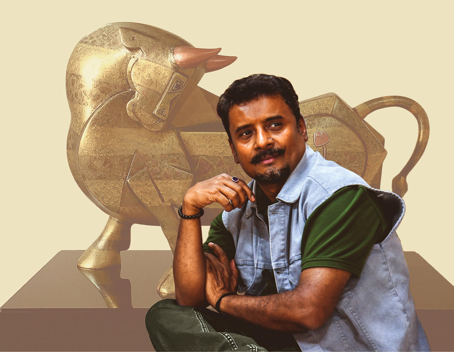 Dinkar Jadhav | Contemporary Indian Artist | Horses & Bulls